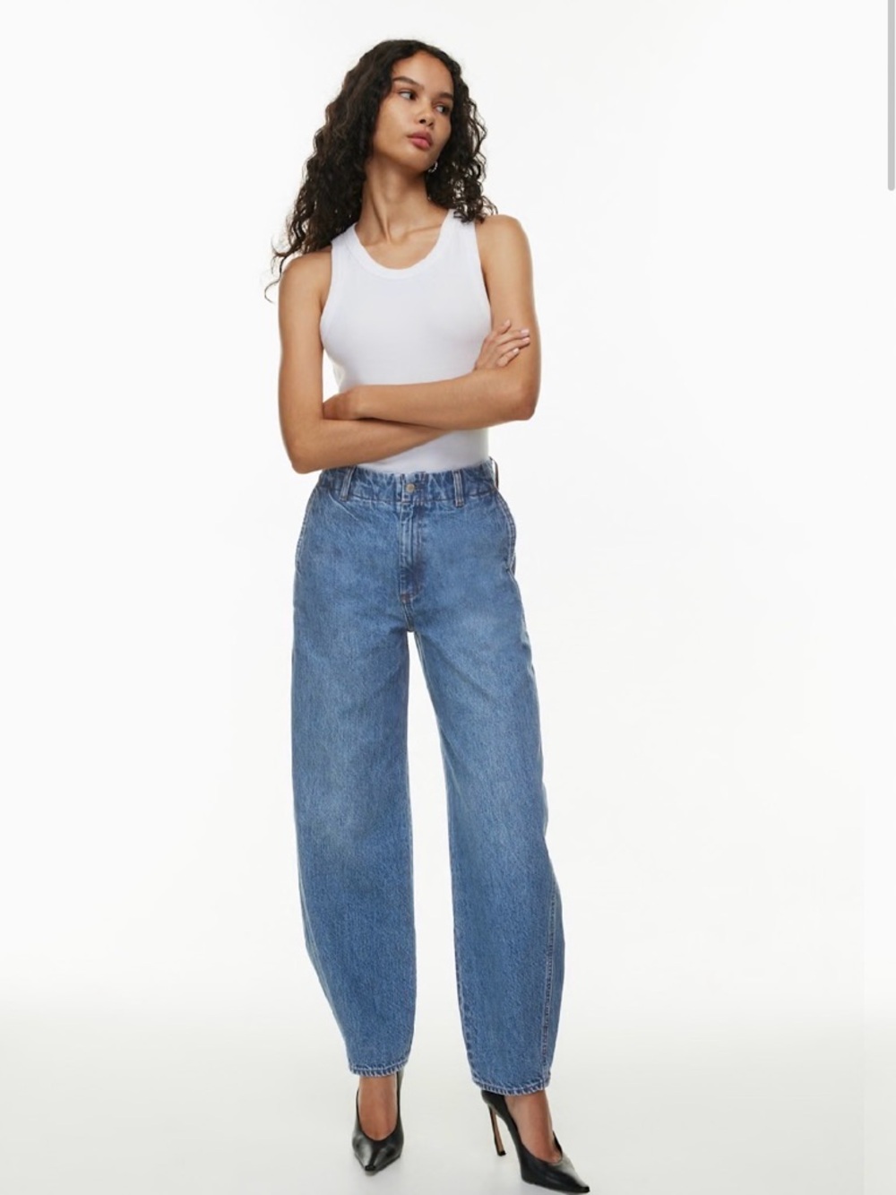 Denim Forum The '90s Lana Hi-Rise Baggy Trouser Jean